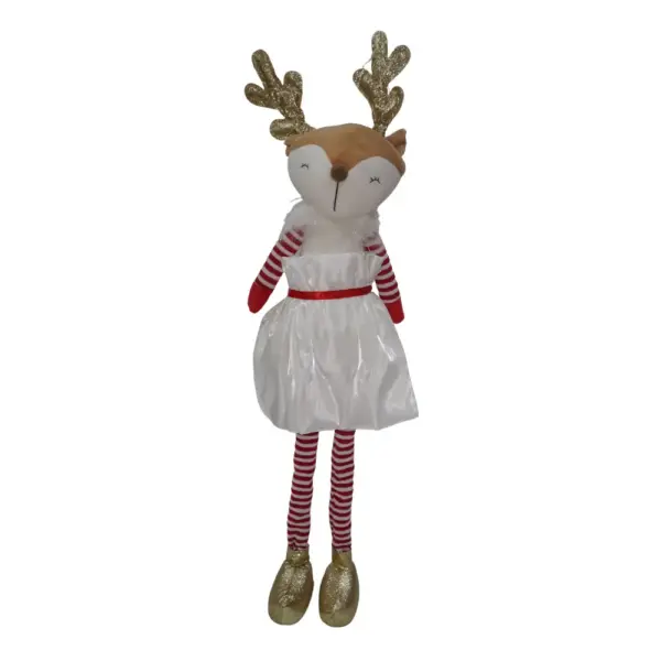Telescoping Lit Darling Deer Telescoping Decoration 28"