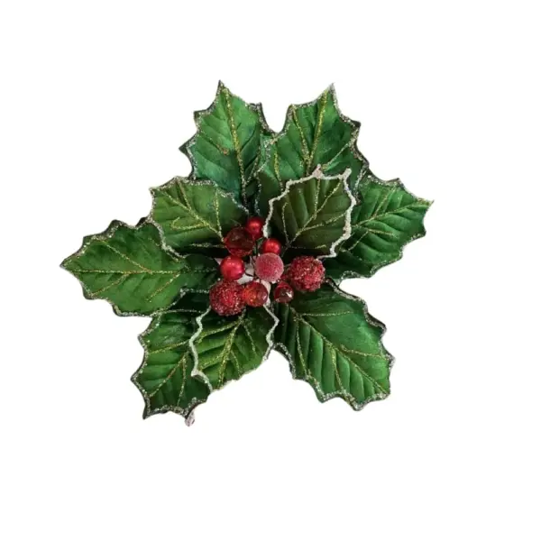 Holly Flower Pick