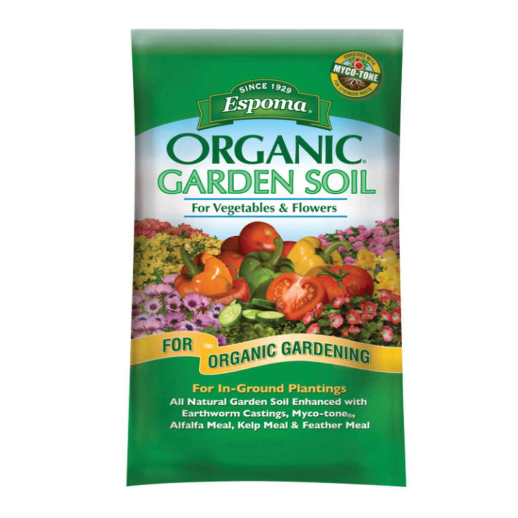 Espoma Organic Garden Soil for Vegetables & Flowers, 1 cubic foot bag