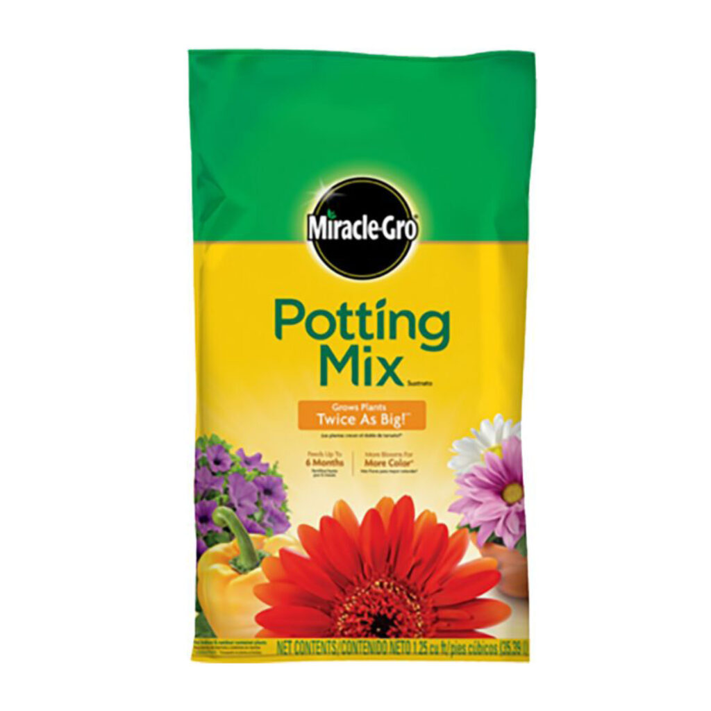 Miracle-Gro Potting Mix, 16 quart bag